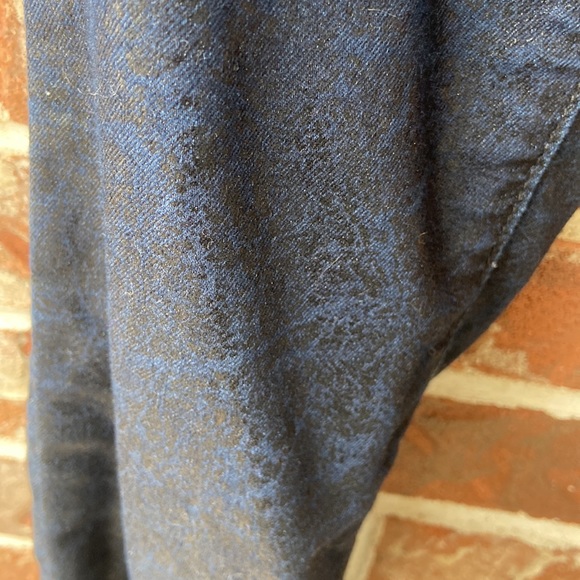 “Wet” look skinny pant. Cotton dark wash denim look - Picture 4 of 7